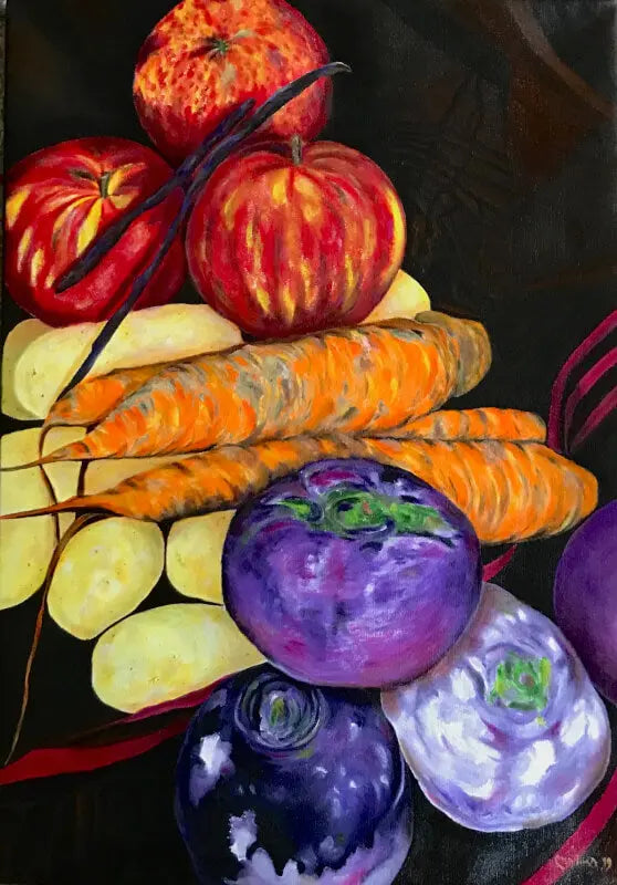 Still Life with Fresh Vanilla Beans