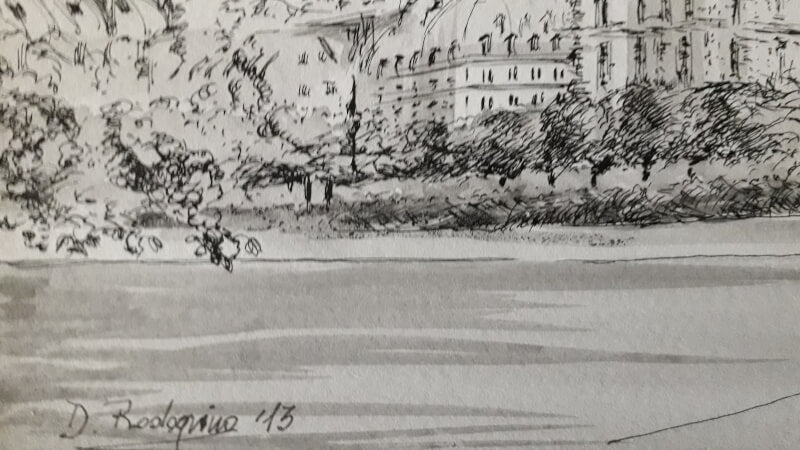 Le Louvre vu des Tuileries