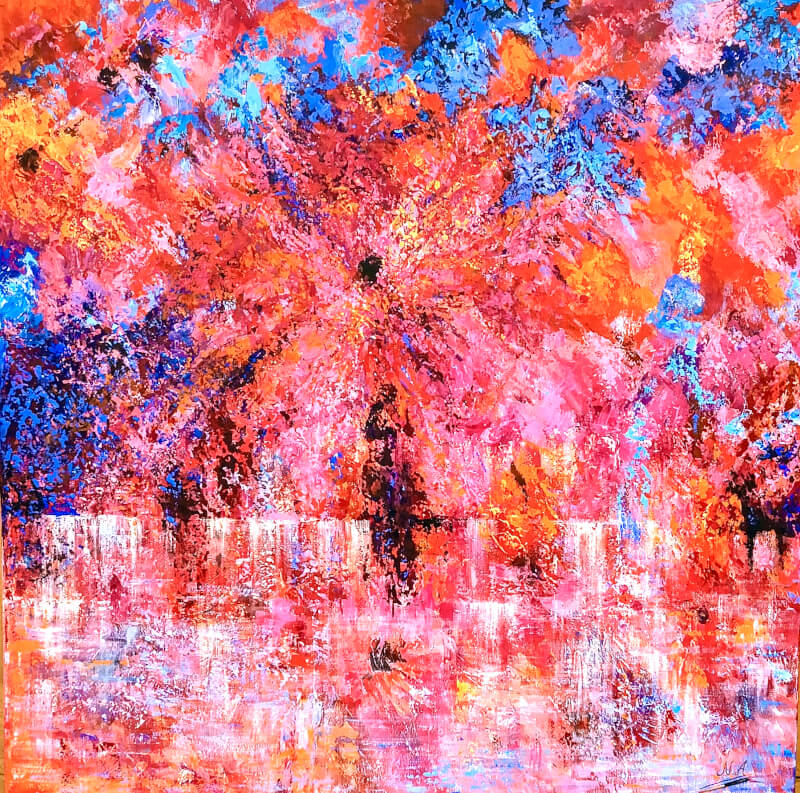 Le lac en fleurs