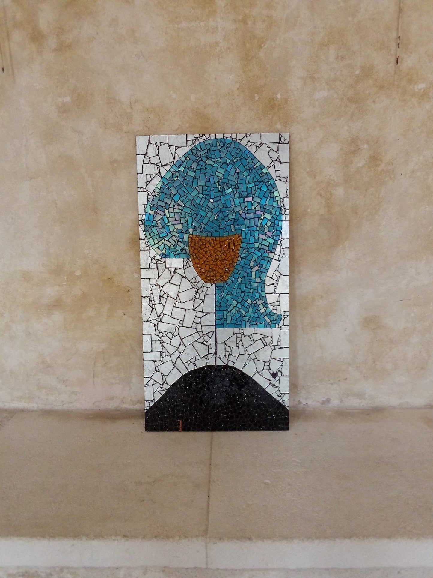 Woman with Blue Hair - 1