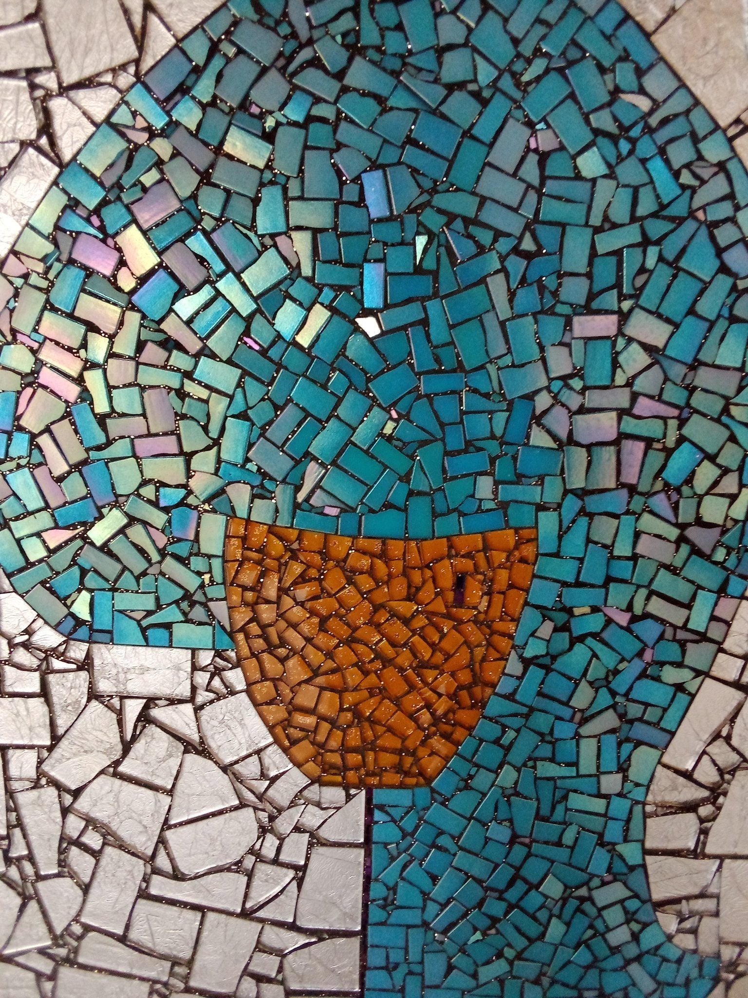 Woman with Blue Hair - 2