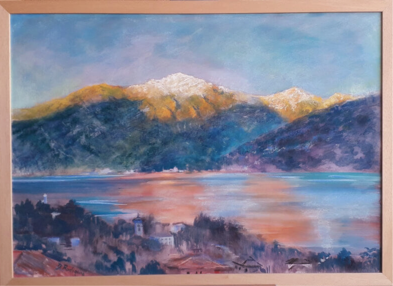Grignes Massif at sunset