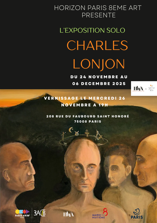 Exposition solo artiste d'Horizon : Charles Lonjon